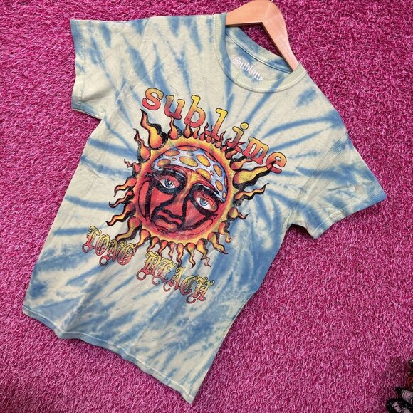 Sublime Swirl tiedye Sun Logo Rock Tee size small - Picture 3 of 6